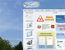 Tablet Screenshot of mairie-valmont.fr